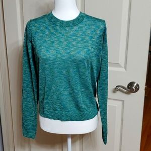 Green long sleeve blouse